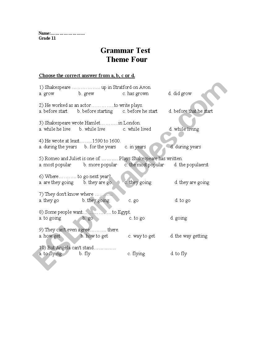 Reading skills -world cup worksheet