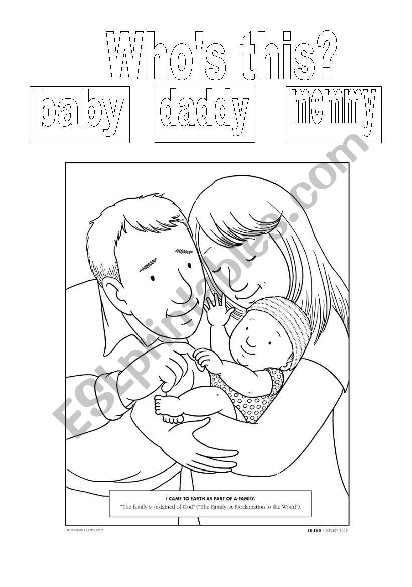 family  worksheet