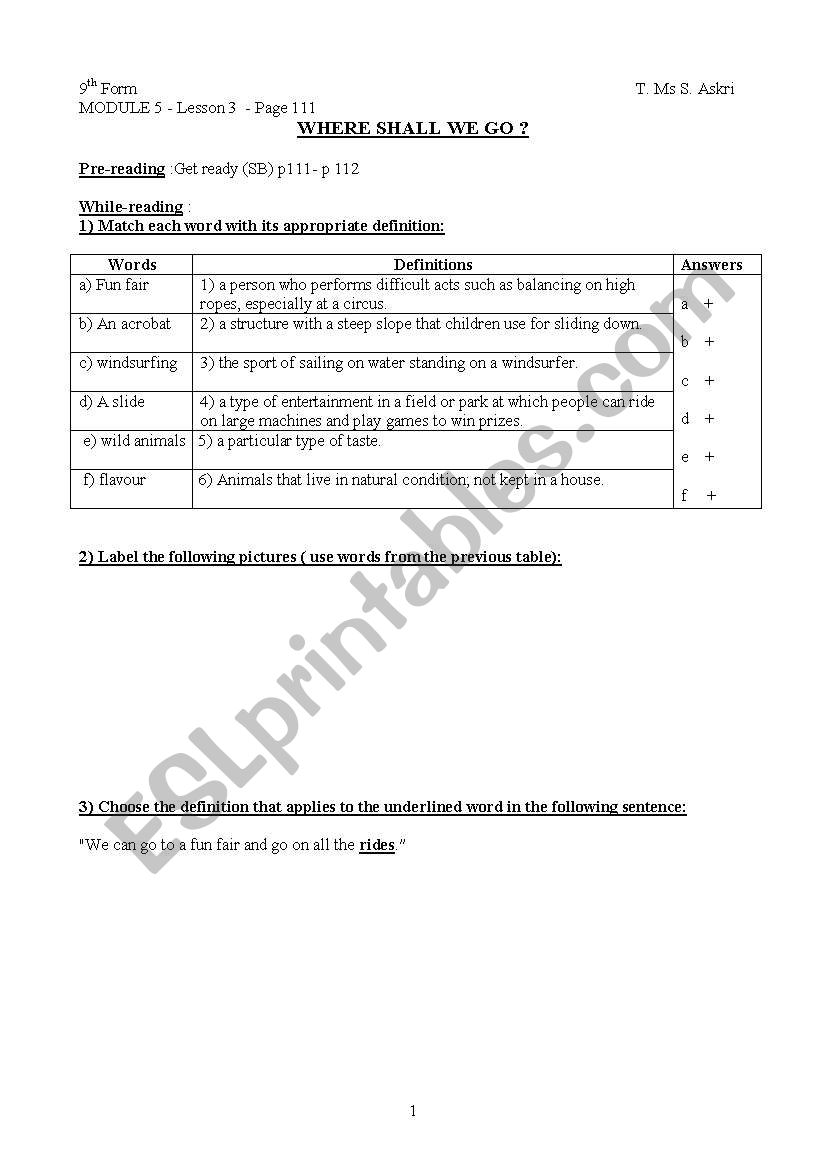 module 5 lesson 3 homework