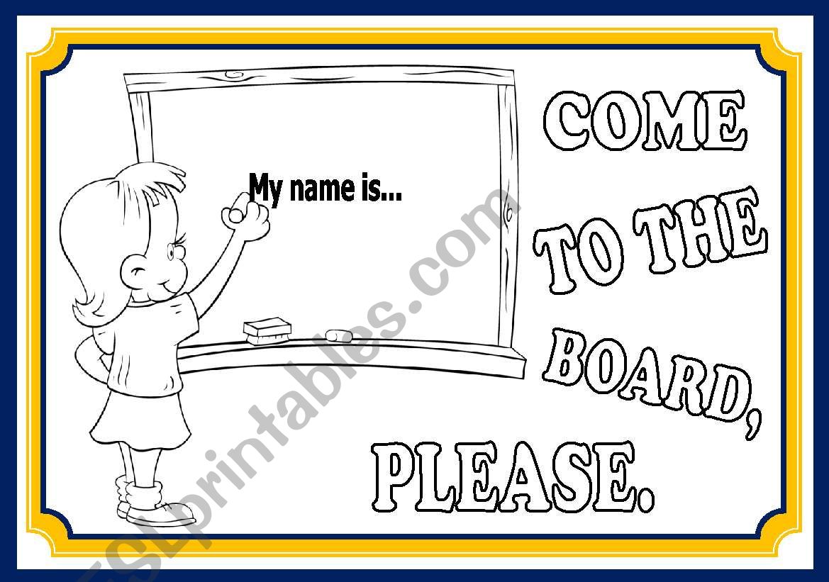 CLASSROOM LANGUAGE - POSTERS (SET2)