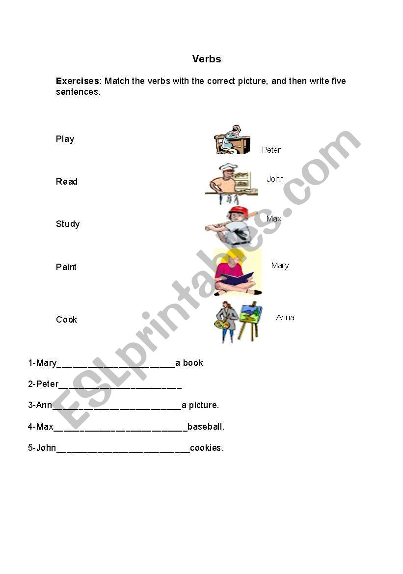 commnon verbs in the simle present