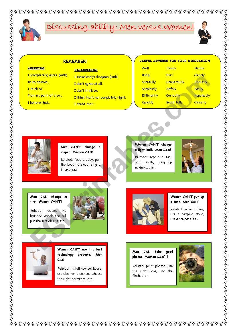 Discussing ability: Men versus Women!