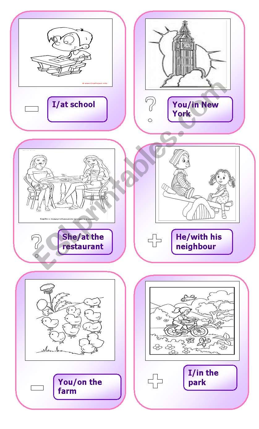 Past Simple (was/were) part 2 worksheet