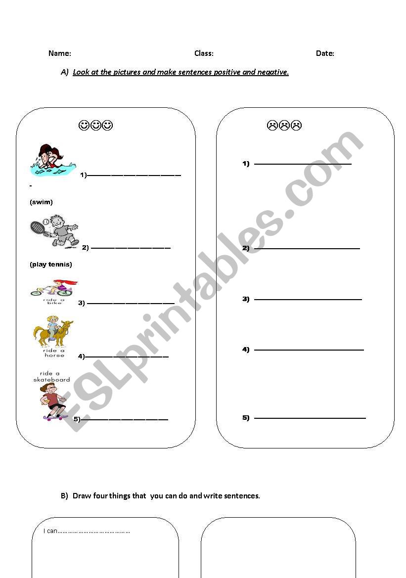 worksheet about abilitites worksheet