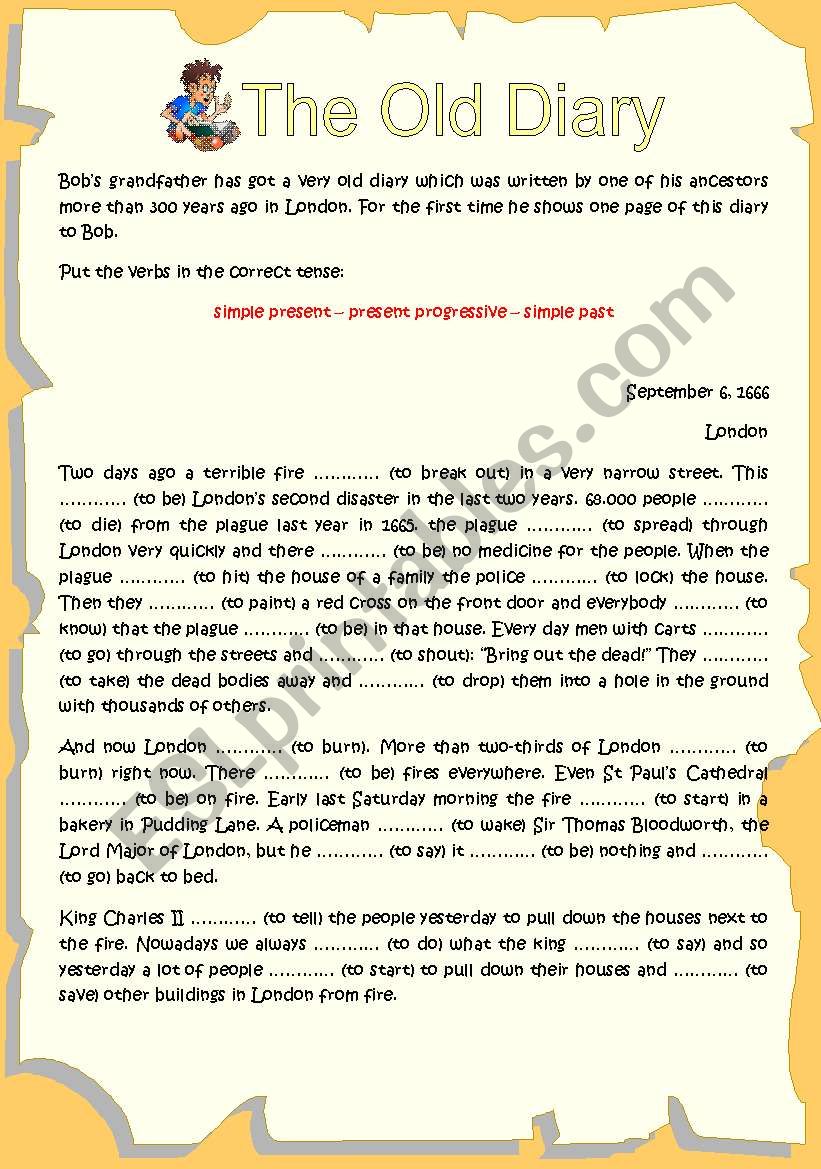 Revision: PRESENT SIMPLE - PRESENT CONTINUOUS - SIMPLE PAST