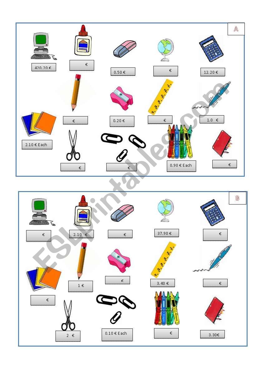 How much stationary asking prices