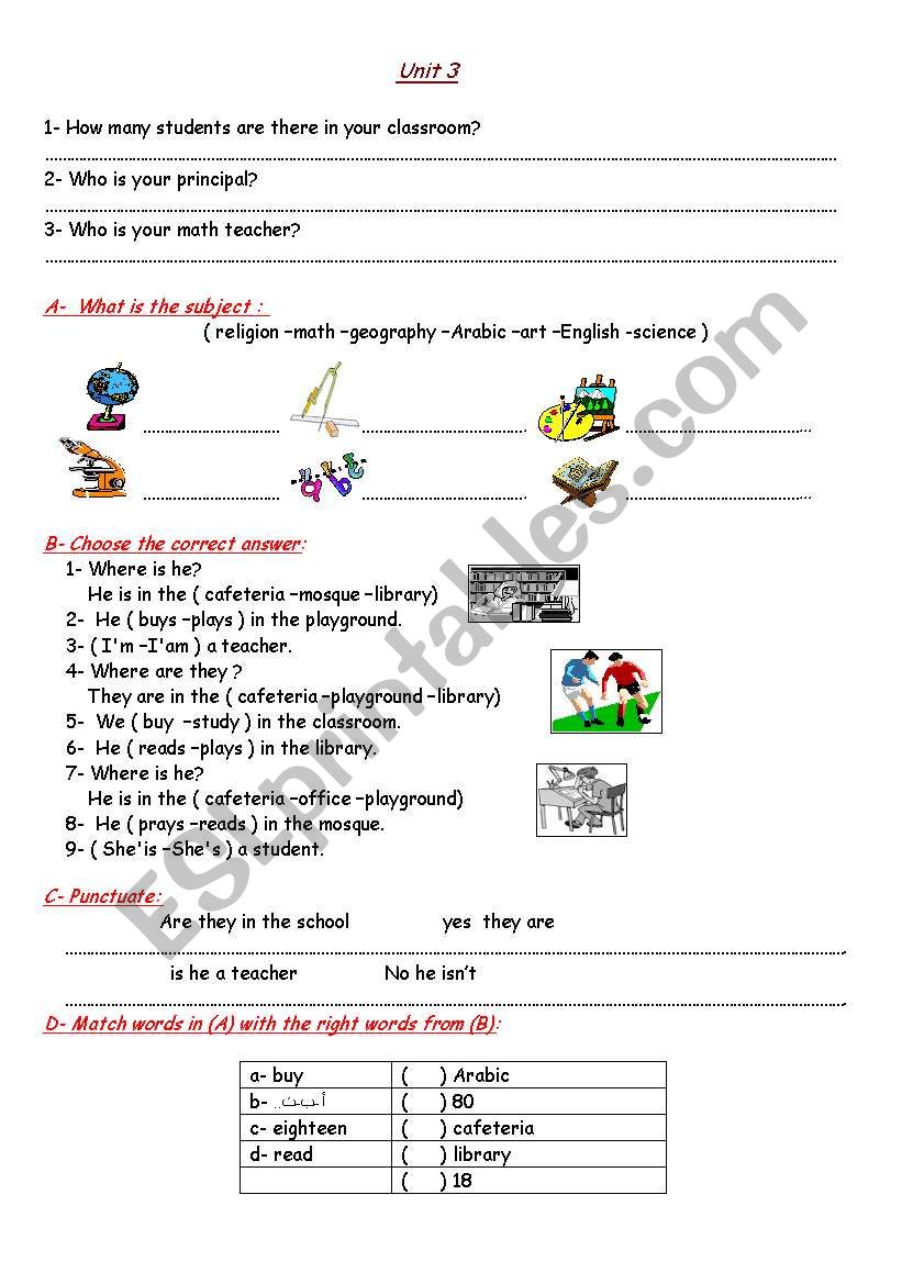 worksheet worksheet