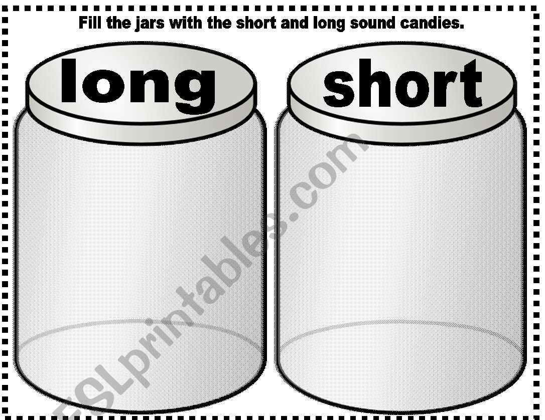 short long vowel sounds worksheet
