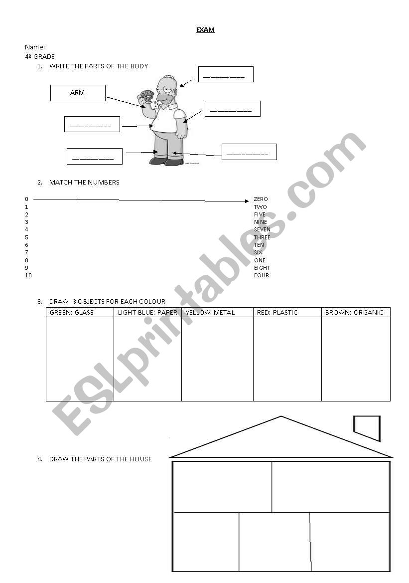 tests for beginners worksheet