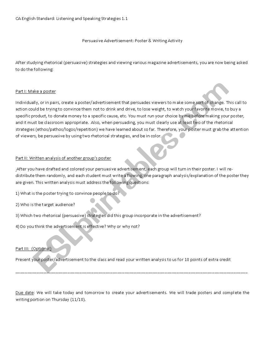 Essay Reflection Questions worksheet