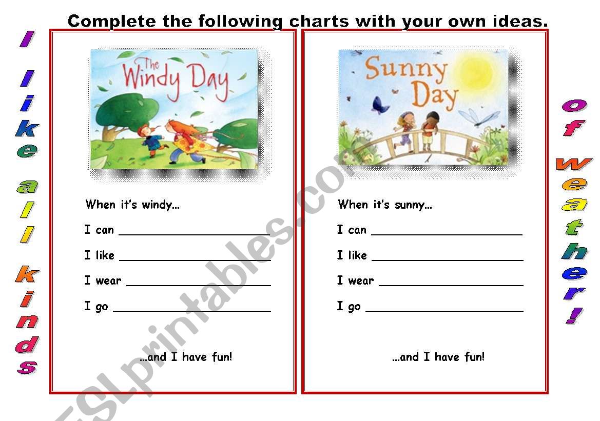 The weather worksheet