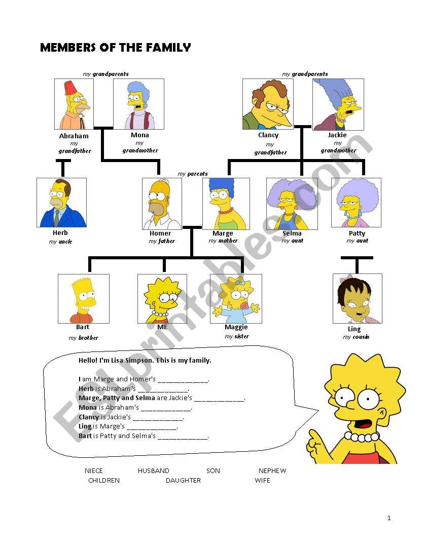 Members of the Family - The Simpsons