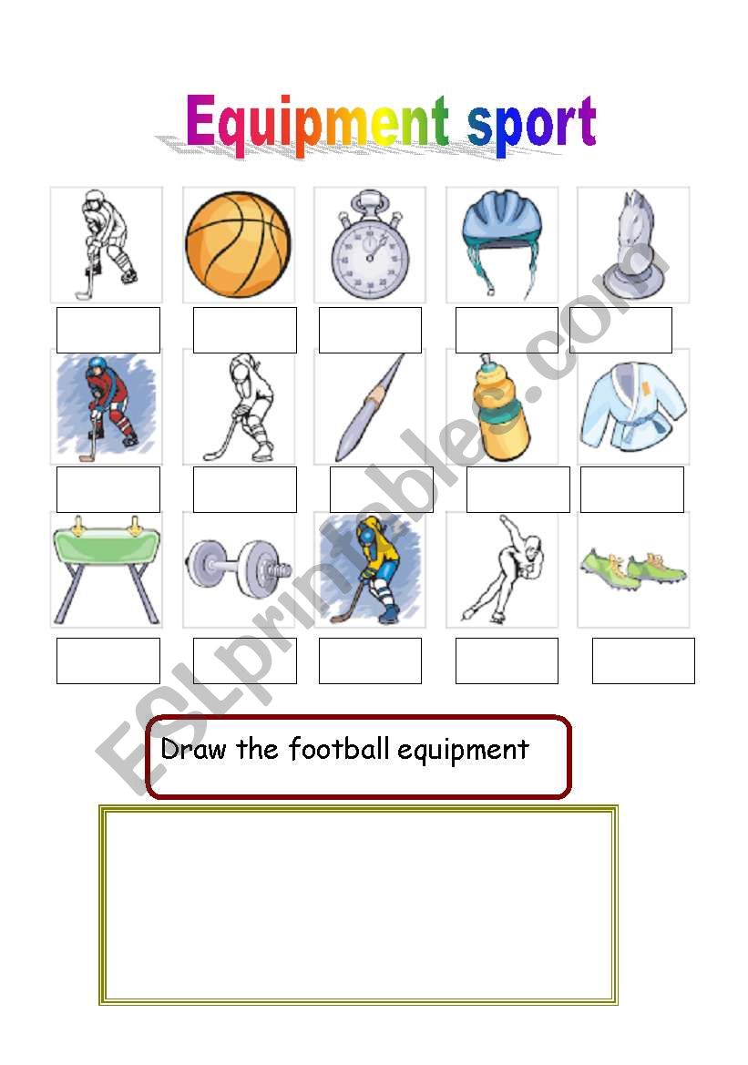 Sport worksheet