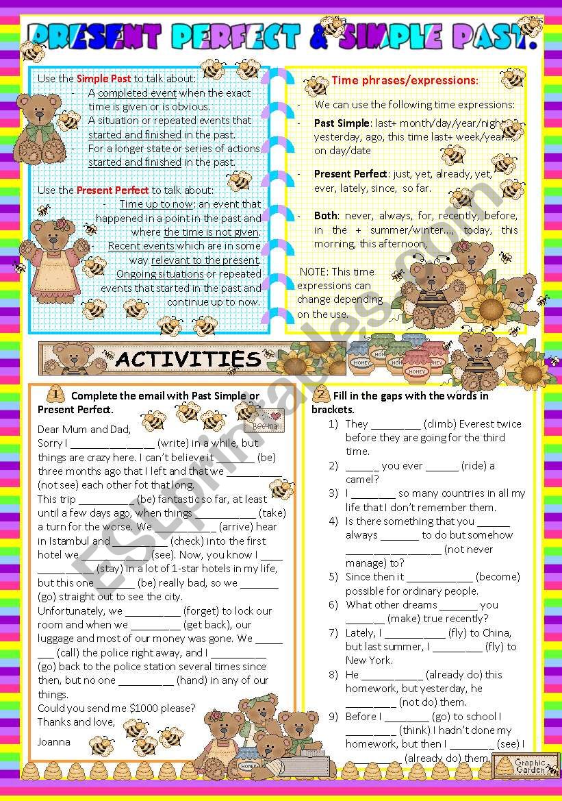 Present Perfect vs. Simple Past