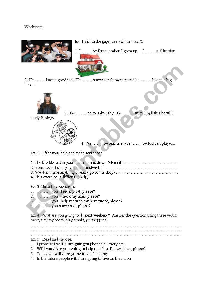 Future Simple worksheet