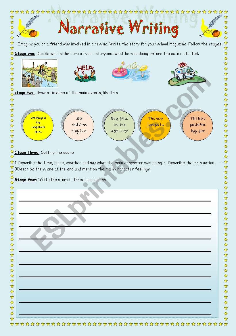 Narrative Writing worksheet