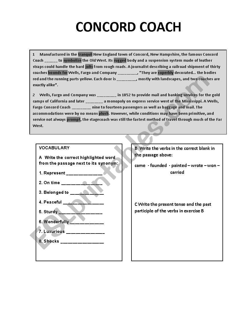 Reading/Writing activity  worksheet