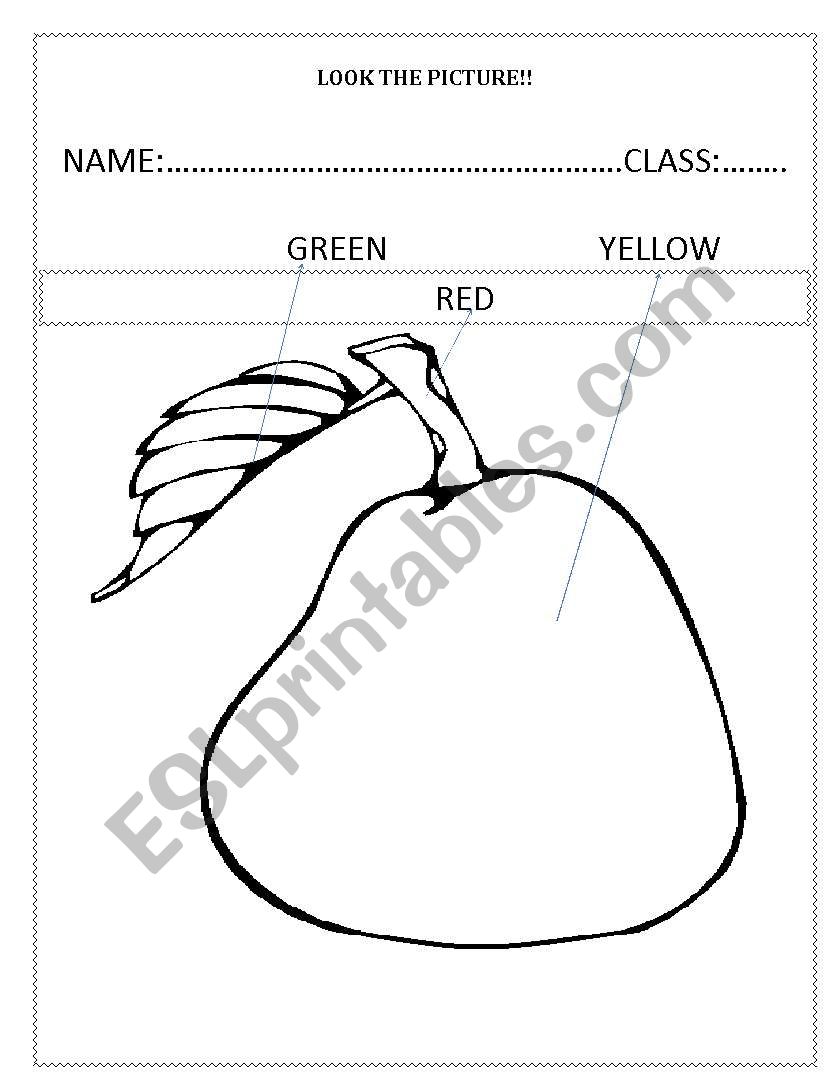 PEAR worksheet