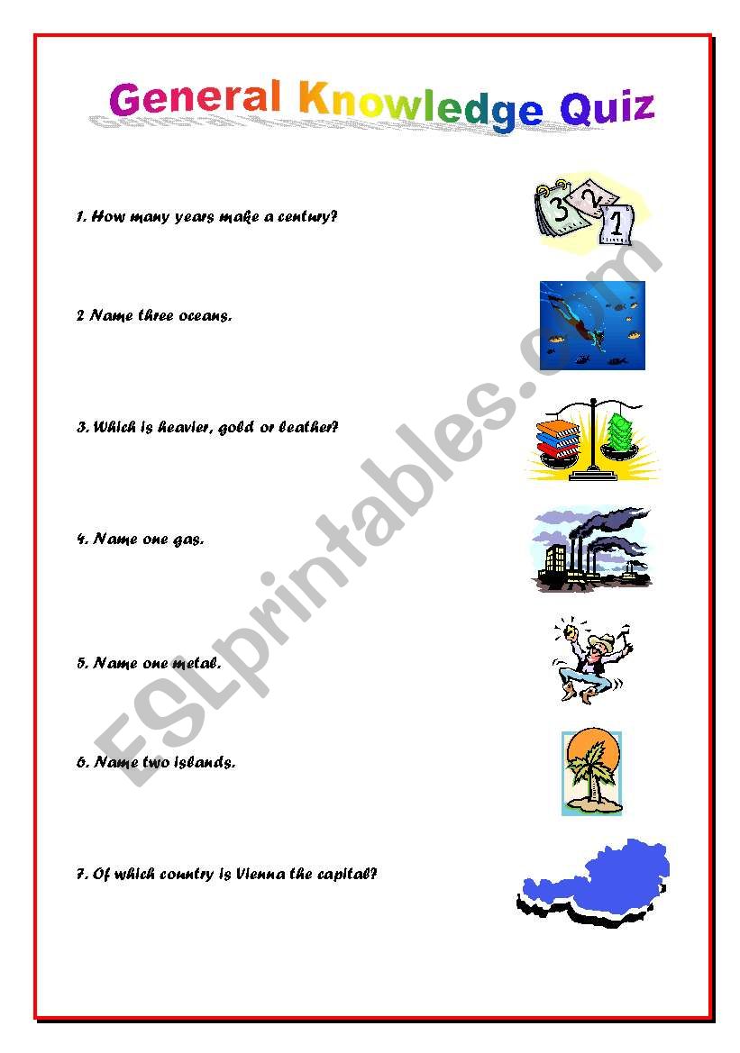 22 Printable General Knowledge Quiz For Kids Ideas Knowledge Quiz ...