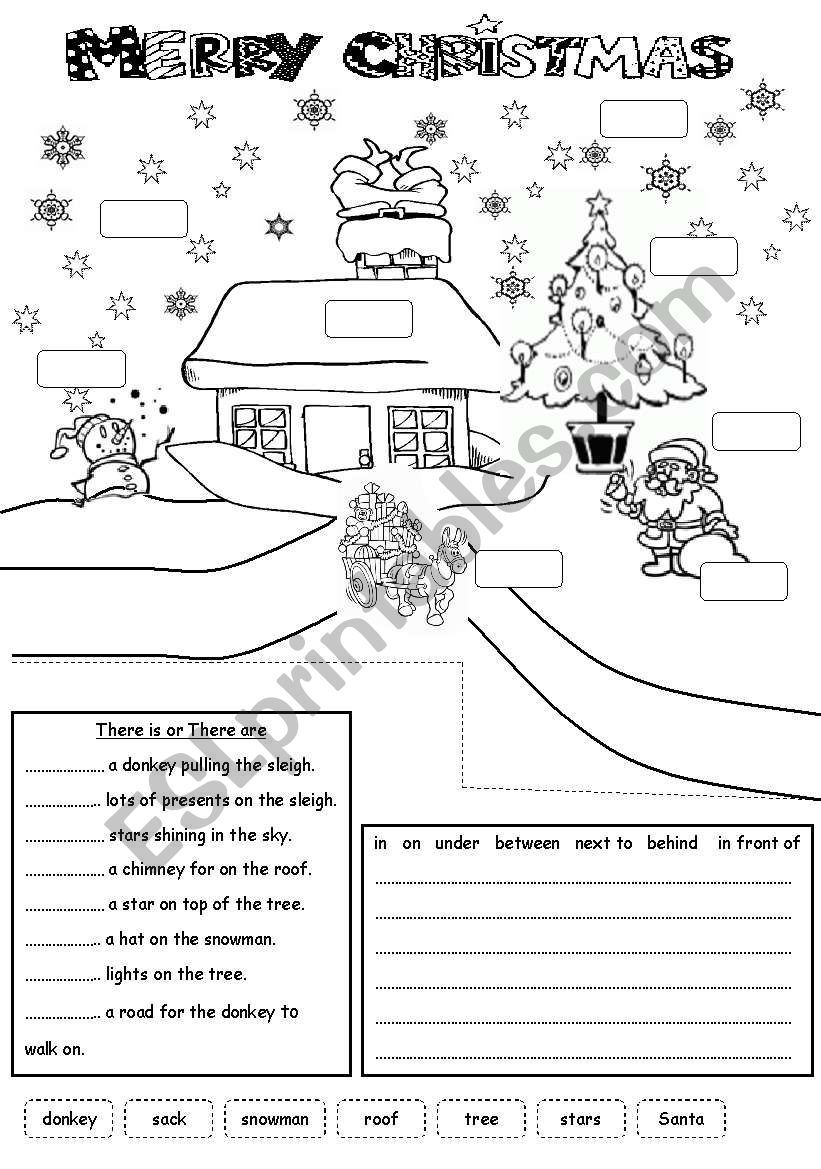 Christmas worksheet