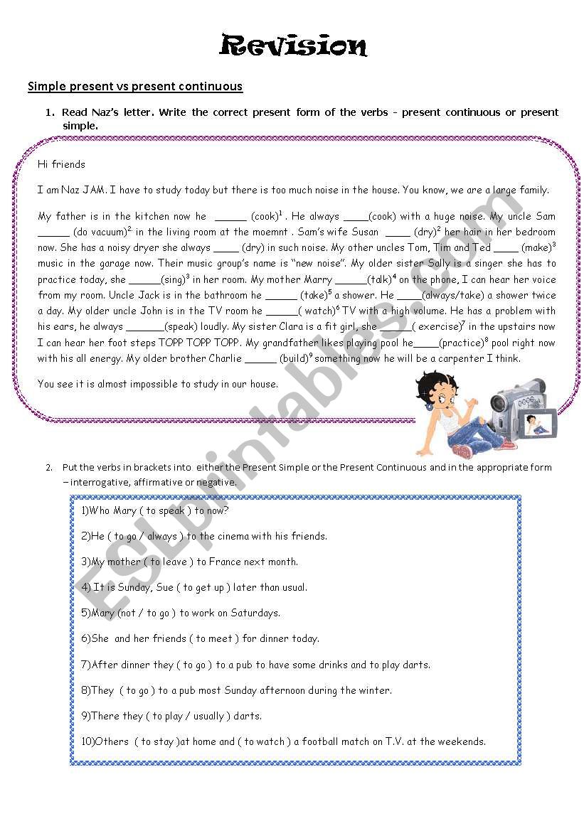 Revision! worksheet