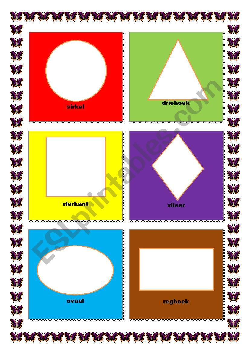 Shapes worksheet