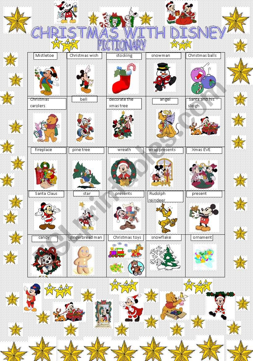 Christmas with Disney characters