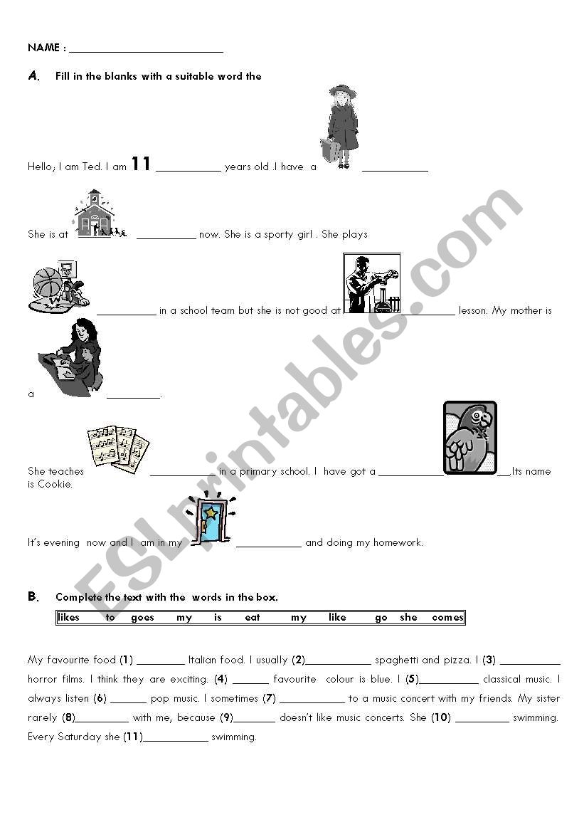 VOCABULARY REVISION AND LANGUAGE