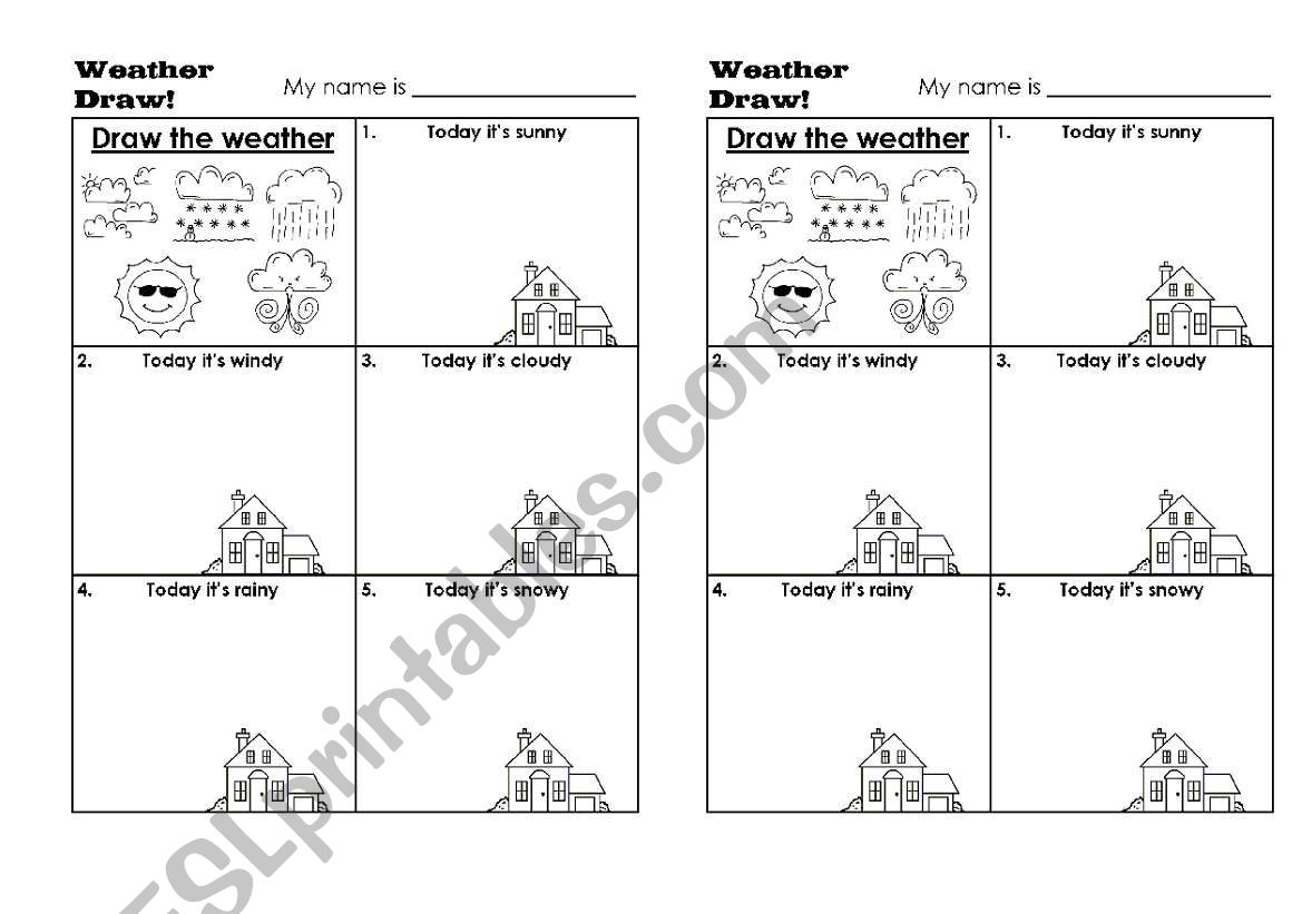 Weather worksheet