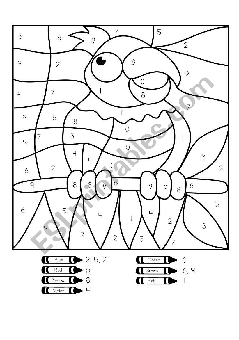 MY PARROT worksheet