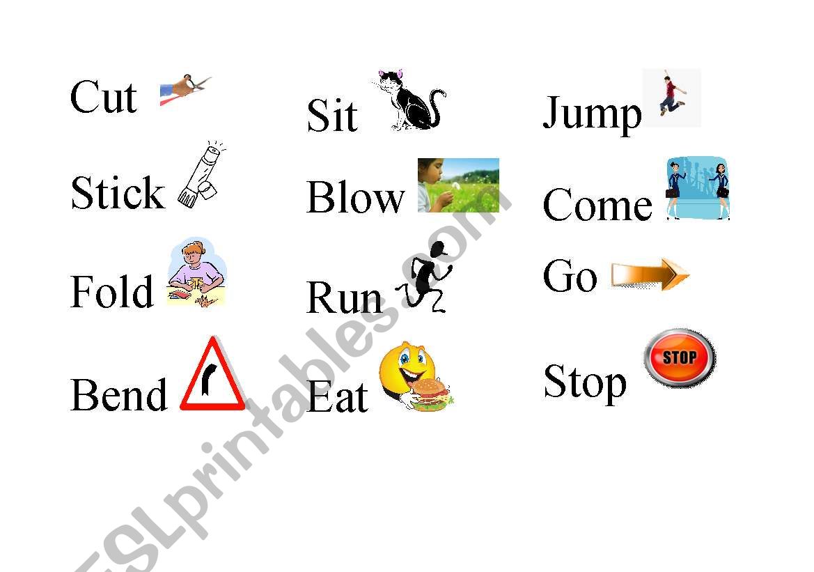 English Worksheets Bossy Words Mat