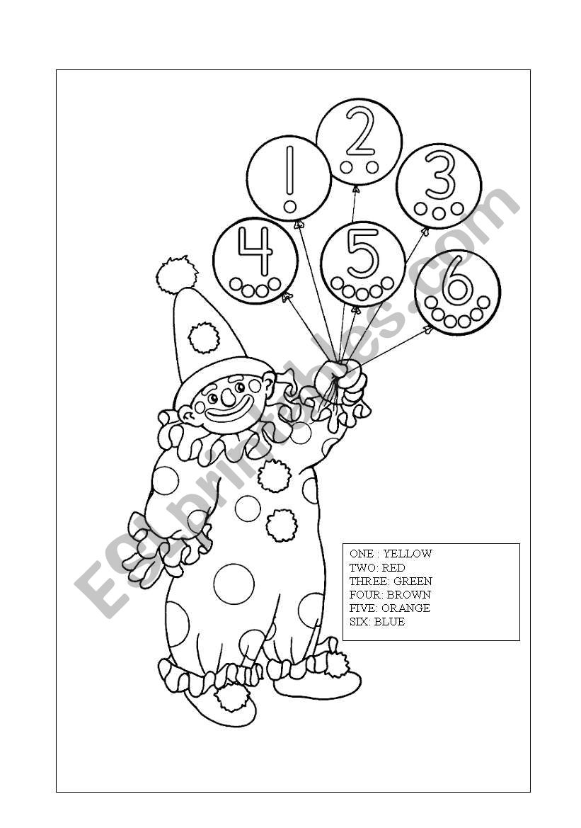 NUMBERS worksheet