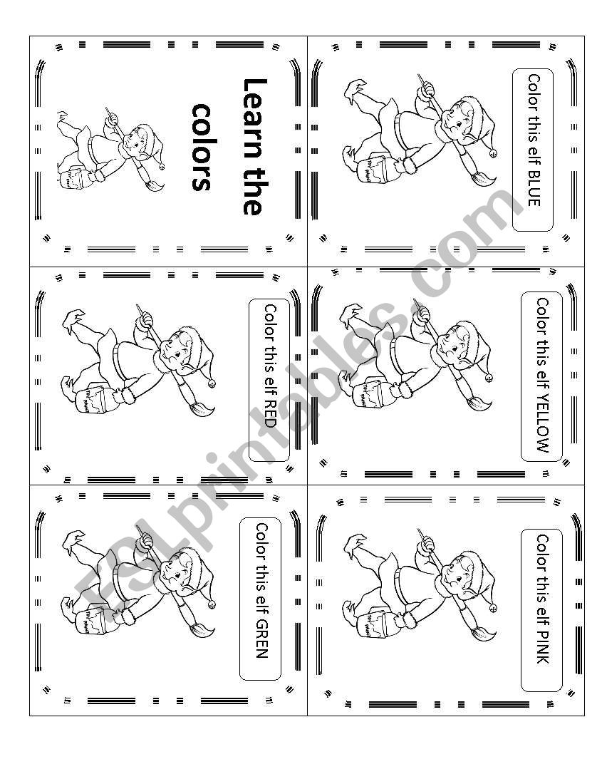 Learn the colors worksheet