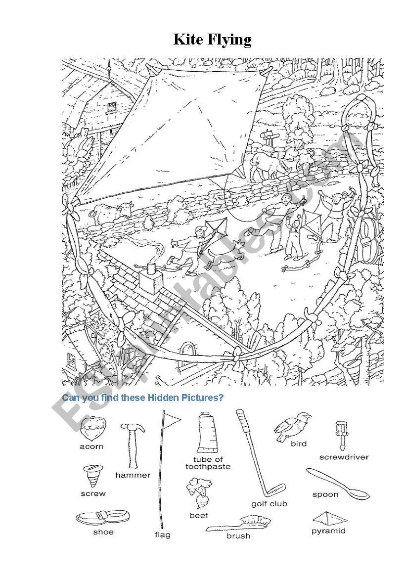 hidden picture worksheet