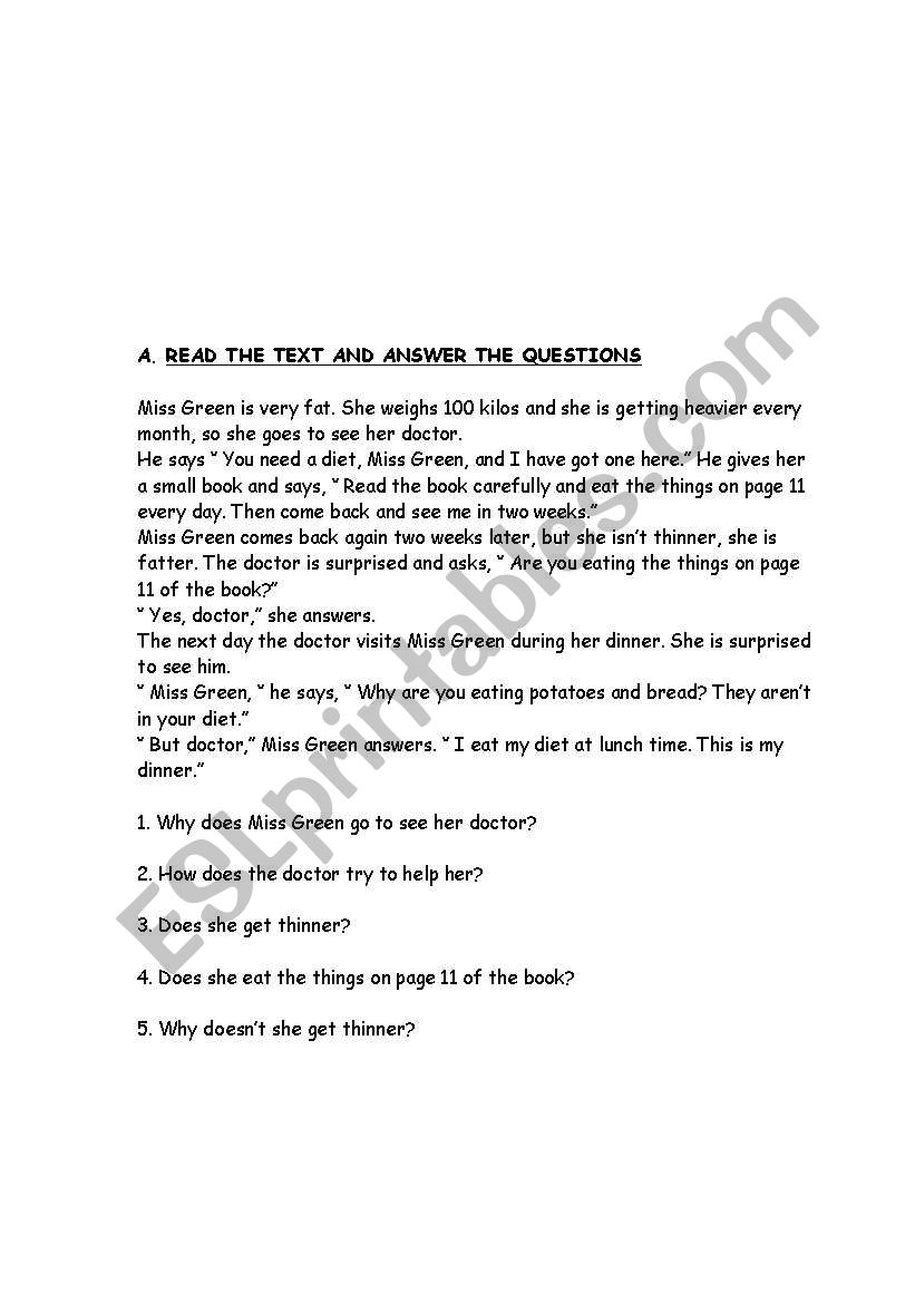 present simple worksheet