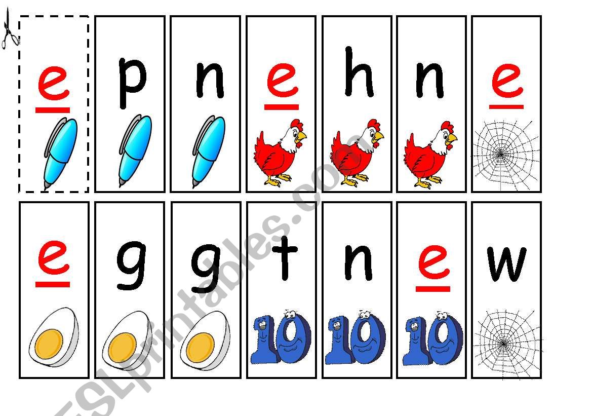 Reading (e sound) worksheet