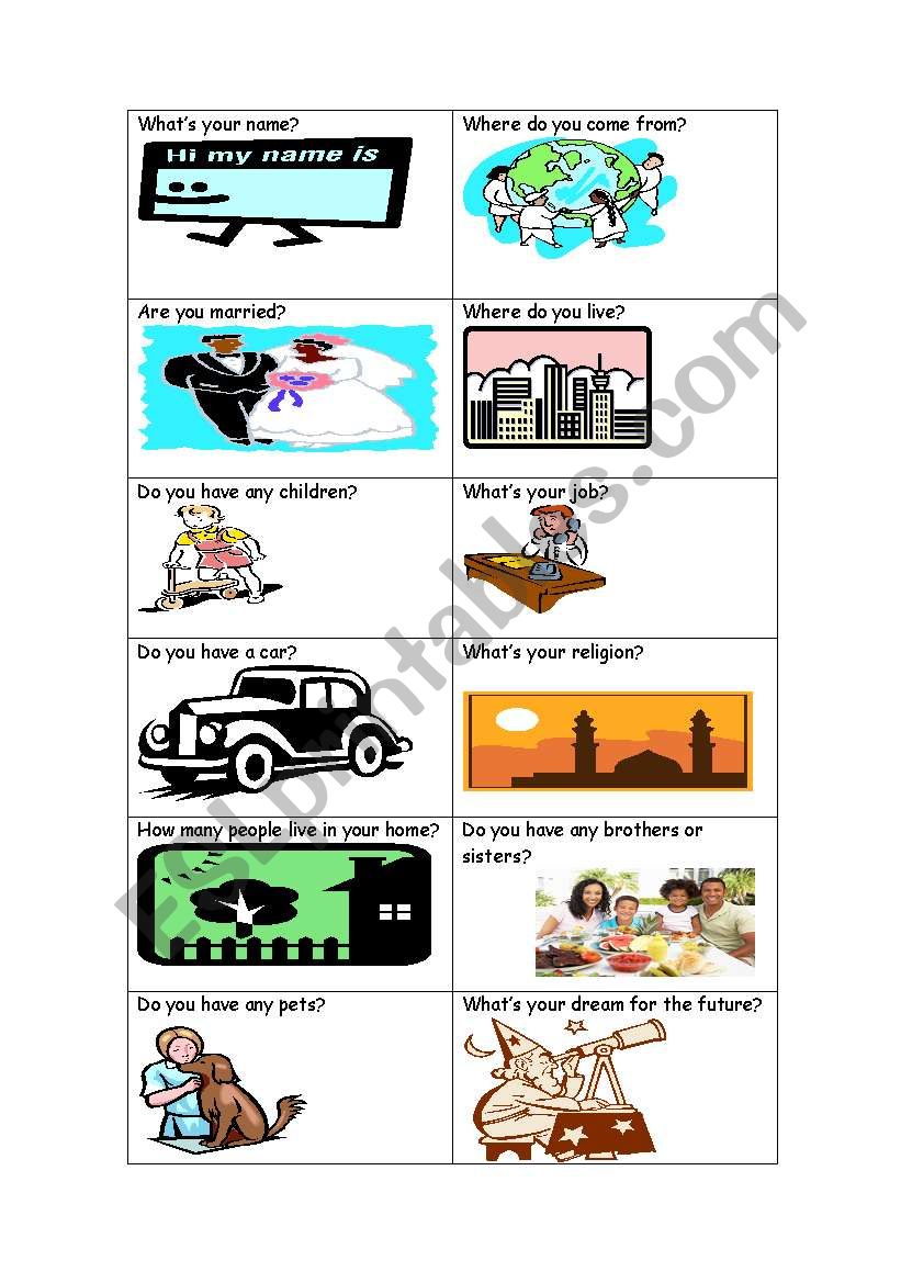 Making Introductions worksheet