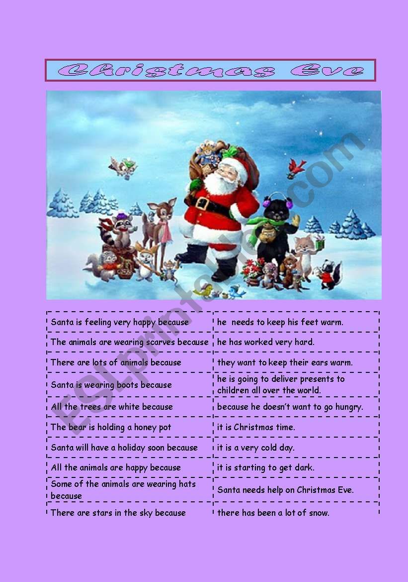 Christmas worksheet