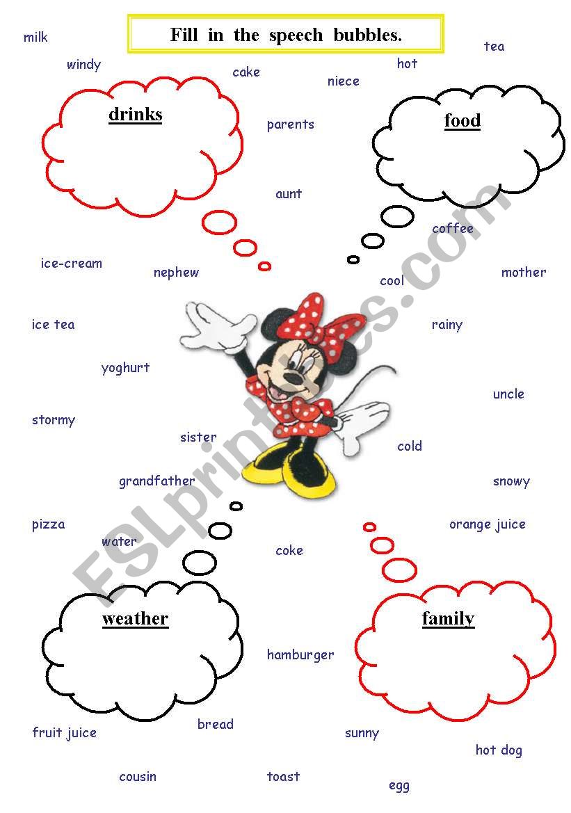 vocabulary worksheet