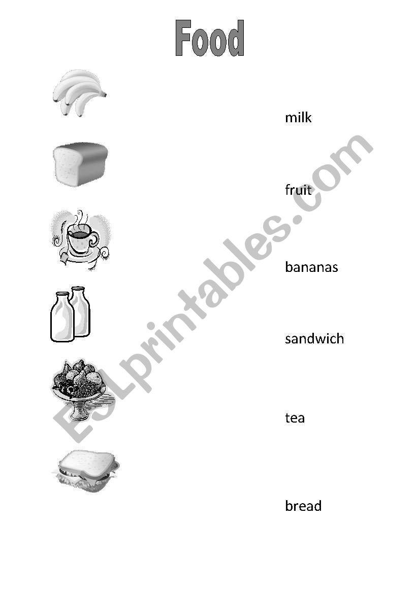 Food worksheet