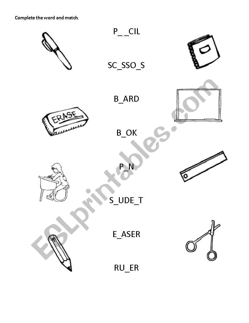 School  worksheet