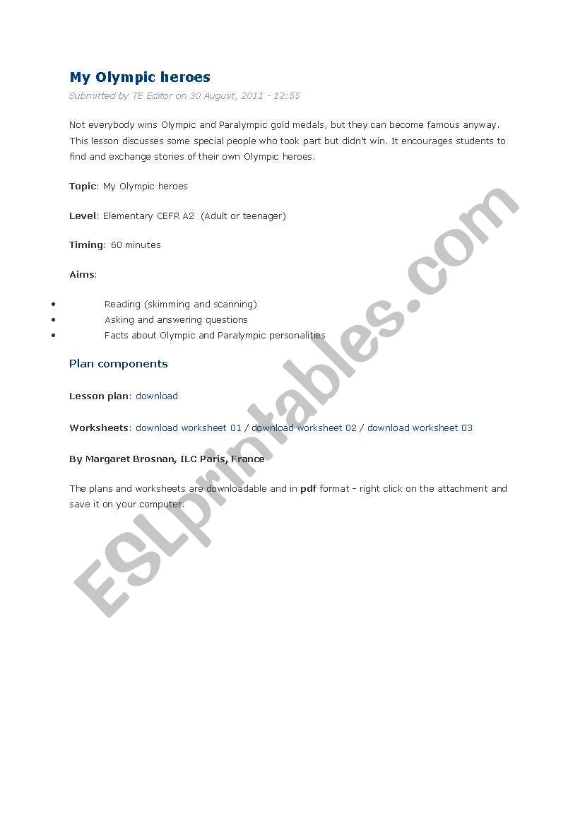 lesson plan worksheet