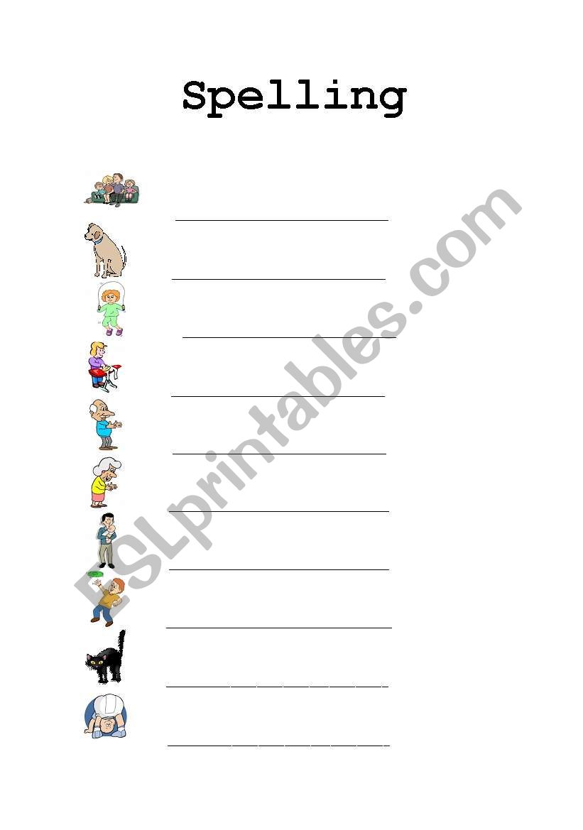 Family  worksheet