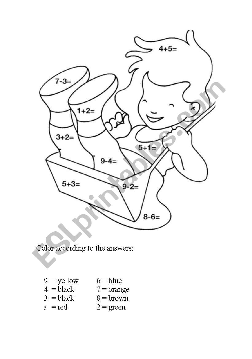 count and color worksheet