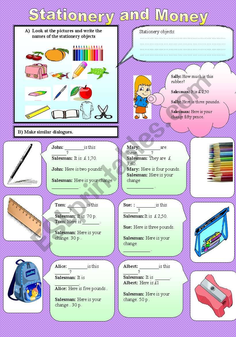 Stationery objects and asking cost