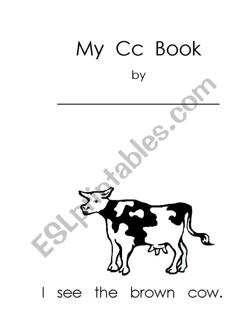 My Cc Book worksheet