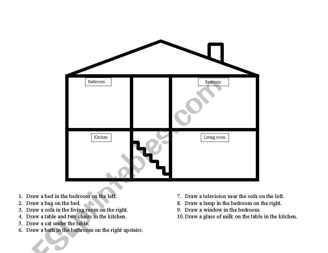Preposition test worksheet