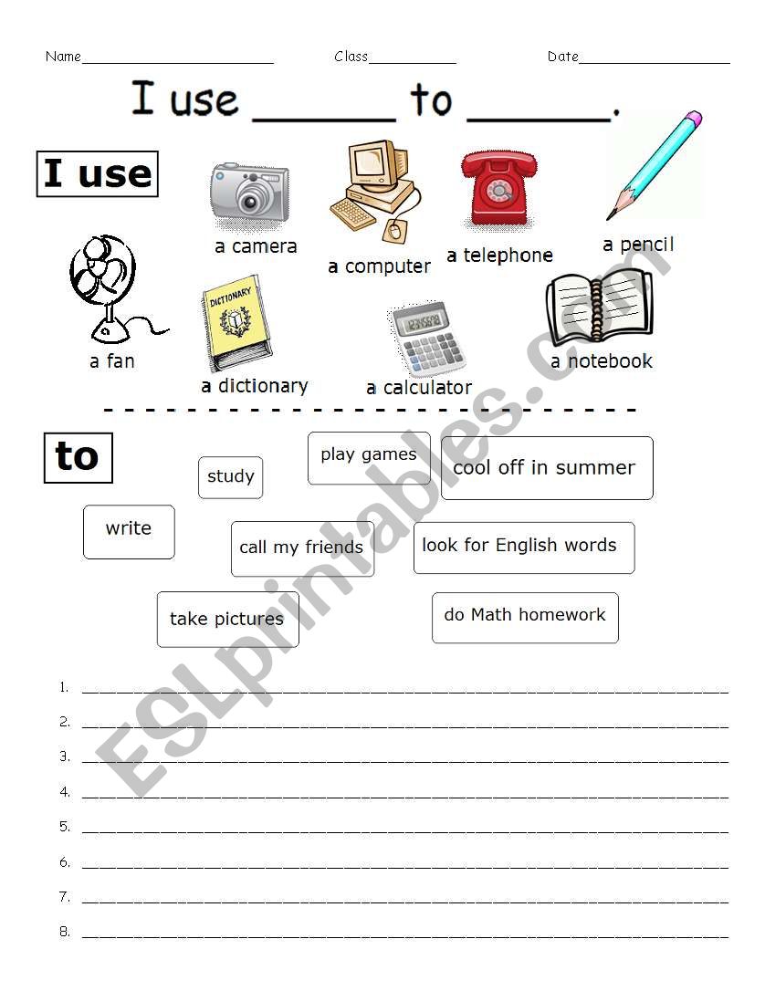 Infinitive practice worksheet