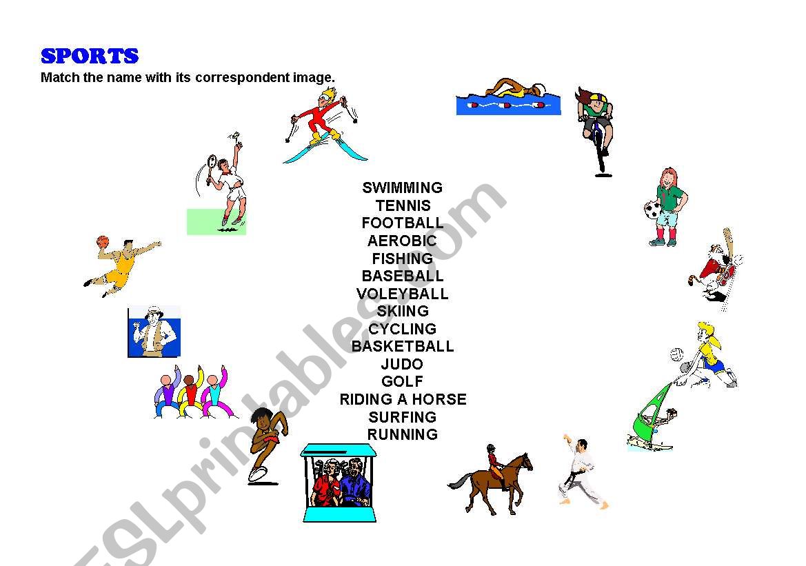 SPORTS worksheet