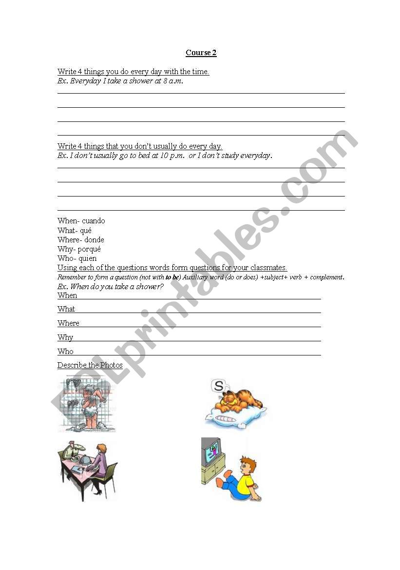 Basic Grammar Revision worksheet